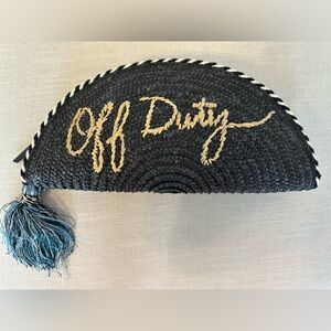 Rebecca Minkoff straw clutch